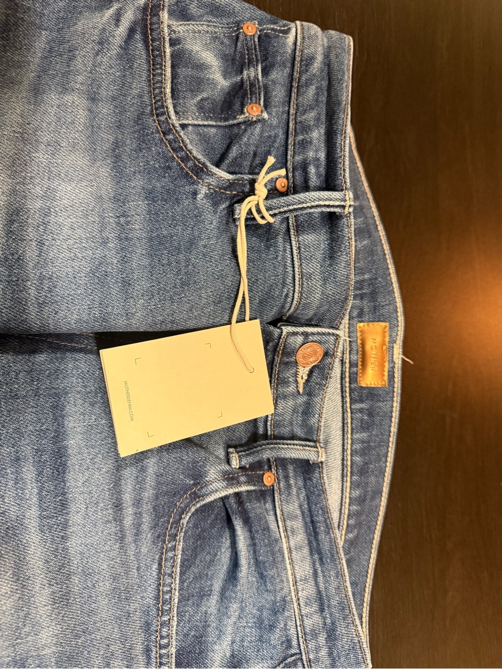 MOTHER Maven mid rise straight jeans - Picture 3 of 7